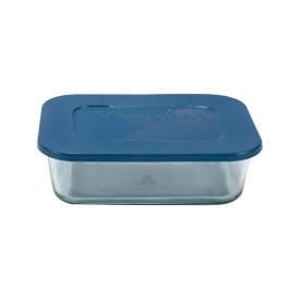 Pote De Vidro Retangular Com Tampa 1 Litro Vitazza - sortido
