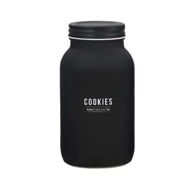Pote De Vidro Cookies Manhattan Hauskraft 950Ml - Preto