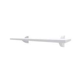 Prateleira Reta Com Suporte Clip 20X40cm Multivisão - Branco