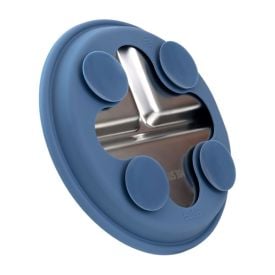 Pratinho em Aço Inoxidavel e Silicone Buba - AZUL