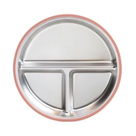 Pratinho em Aço Inoxidavel e Silicone Buba - ROSA