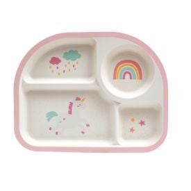 Prato com Divisórias Magic Buba - UNICORNIO