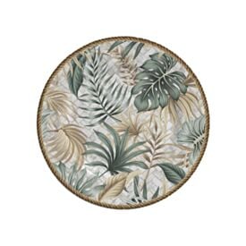 Prato de Sobremesa Acetinado Eudora Alleanza 19,5Cm - Cerâmica