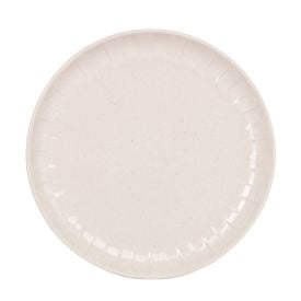 Prato de Sobremesa Casablanca Cerâmica 21Cm Havan - Bege