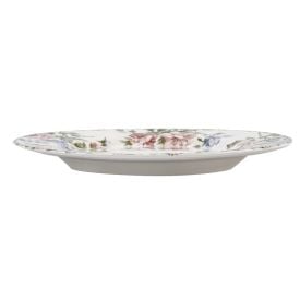 Prato De Sobremesa Cerâmica Romântica 2 Havan Casa By Alleanza - 19,5cm
