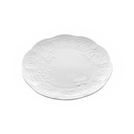 Prato De Sobremesa Lyor Butterfly 19Cm - Branco