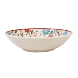 Prato Fundo Mary Biona By Havan Casa 20,5Cm - Cerâmica Floral 