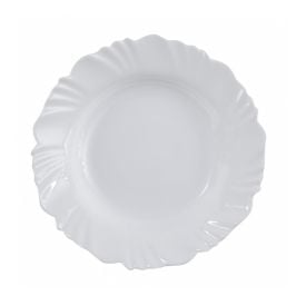 Prato Fundo Opaline Pétala Nadir 23,5Cm - Branco