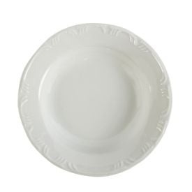 Prato Fundo De Porcelana Pomerode Schmidt 23 Cm - Branco