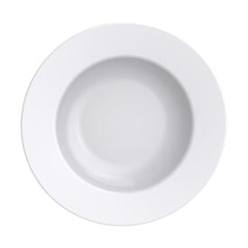 Prato Fundo Maria Augusta Tramontina De Porcelana 23Cm - Porcelana Branca