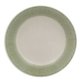 Prato Raso Donna Poppis Biona 24Cm - Verde E Branco