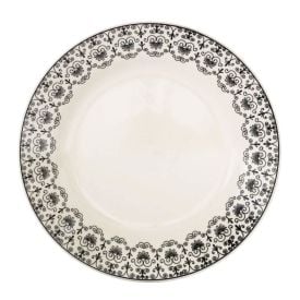 Prato Raso Donna Renda 24Cm - Cerâmica