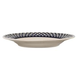 Prato Raso New Trama Blue Biona By Havan Casa 26Cm - Cerâmica