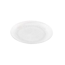 Prato Raso De Vidro Acqua Nadir 23Cm - Vidro Transparente