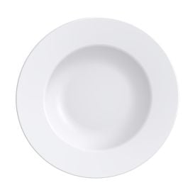 Prato Raso Maria Augusta Tramontina De Porcelana 27Cm - Porcelana Branca