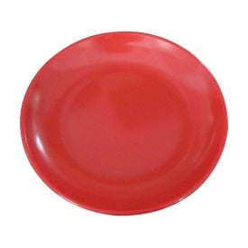 Prato Solecasa Oriental Melamina 20Cm - Vermelho e Preto