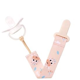 Prendedor de Chupeta Buba Zoo Buba - Girafa Rosa