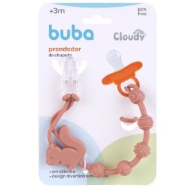 Prendedor de Chupeta em Silicone Cloudy Buba - ESQUILO