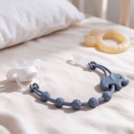 Prendedor de Chupeta em Silicone Cloudy Buba - Elefante