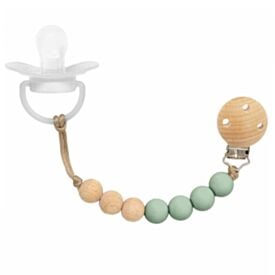 Prendedor de Chupeta Silicone e Bambu Buba - Verde