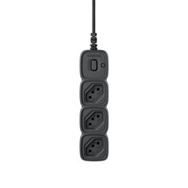 Protetor Eletrônico com 3 Tomadas Preto Intelbras