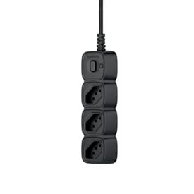 Protetor Eletrônico com 3 Tomadas Preto Intelbras