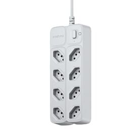 Protetor Eletrônico com 8 Tomadas Branco Intelbras