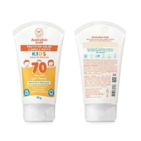 Protetor Solar Corpo e Rosto Kids Fps 70 120G Australian Gold