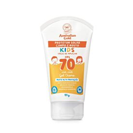 Protetor Solar Corpo e Rosto Kids Fps 70 120G Australian Gold