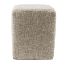 Puff Quadrado 38 cm Naturalle Havan Casa - Linho