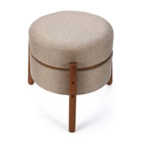Puff Multiuso Jakarta 39X41cm Havan Casa - Taupe