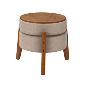 Puff Multiuso Jakarta 39X41cm Havan Casa - Taupe