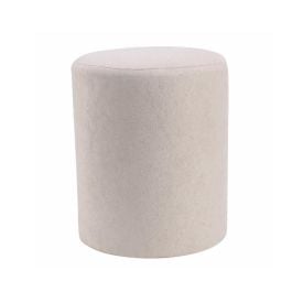 Puff Redondo 43 cm Viena Havan Casa - Camurça