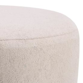 Puff Redondo 43 cm Viena Havan Casa - Camurça