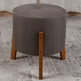 Puff Texas Decorativo Havan Casa - Cinza