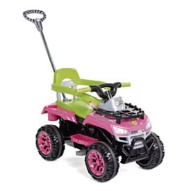 Quadriciclo Carro Cross Up Passeio e Pedal Calesita - Rosa