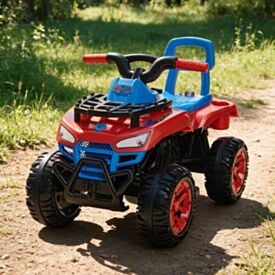 Quadriciclo Carro Cross Up Homem-Aranha Pedal e Passeio Calesita - 1064