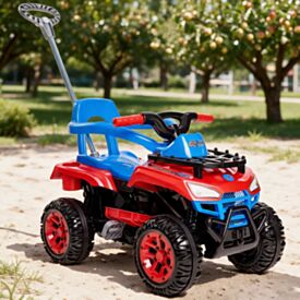 Quadriciclo Carro Cross Up Homem-Aranha Pedal e Passeio Calesita - 1064