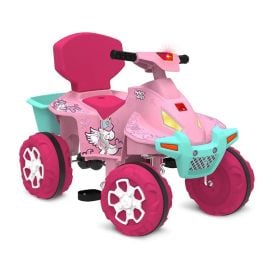 Quadriciclo Pedal e Passeio Smart Quad Rosa Bandeirante - 1220