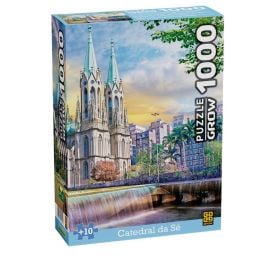 Quebra-Cabeça Catedral da Sé 1000 Peças Grow - 04554