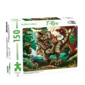 Quebra Cabeça 150 Peças T Rex Pais E Filhos - 2874