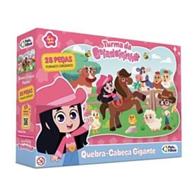 Quebra-Cabeca 28 Pcs Gigante - Turma da Boiadeirinha - Pais e Filhos
