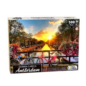 Quebra-Cabeça Amsterdam Premium 500 Peças Pais & Filhos - 0863