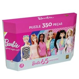 Quebra Cabe&ccedil;a Panorama Barbie 350 Pe&ccedil;as Grow - 04566