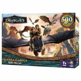 Quebra-Cabeça Como Treinar Seu Dragão 500 Peças Mimo Toys - 3010