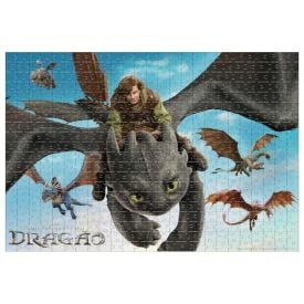 Quebra-Cabeça Como Treinar Seu Dragão 500 Peças Mimo Toys - 3010