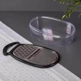Ralador com Pote Coletor Oval Inox Havan Casa - Preto