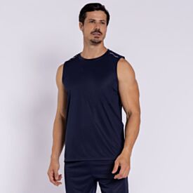 Regata Masculina Esportiva Dry Fit Scream Azul Marinho