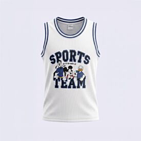 Regata Mickey Infantil 4 a 10 anos Menino Disney Branco