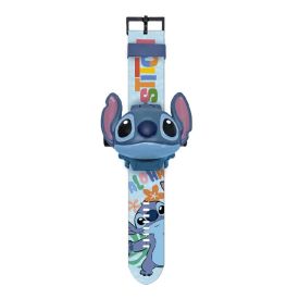 Relógio 3D Projetor Stitch Etitoys Luz e Diversão Kids